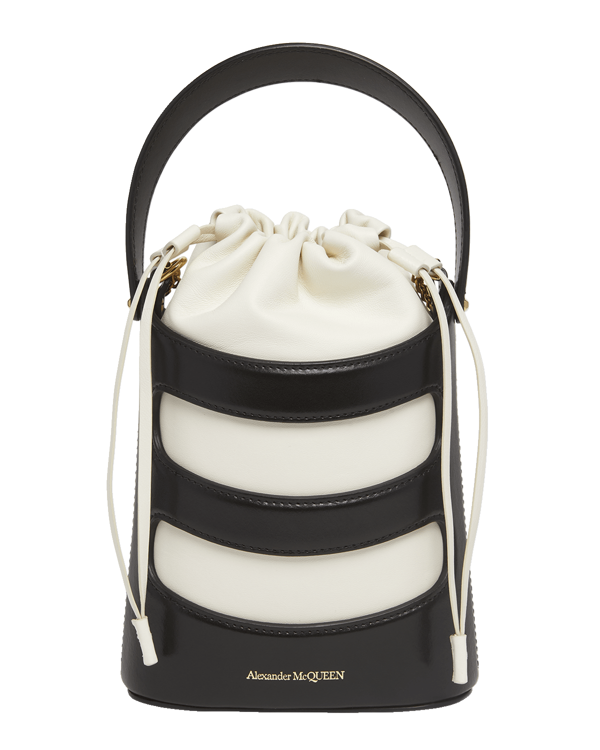 Alexander McQueen The Rise Mini Bucket Bag