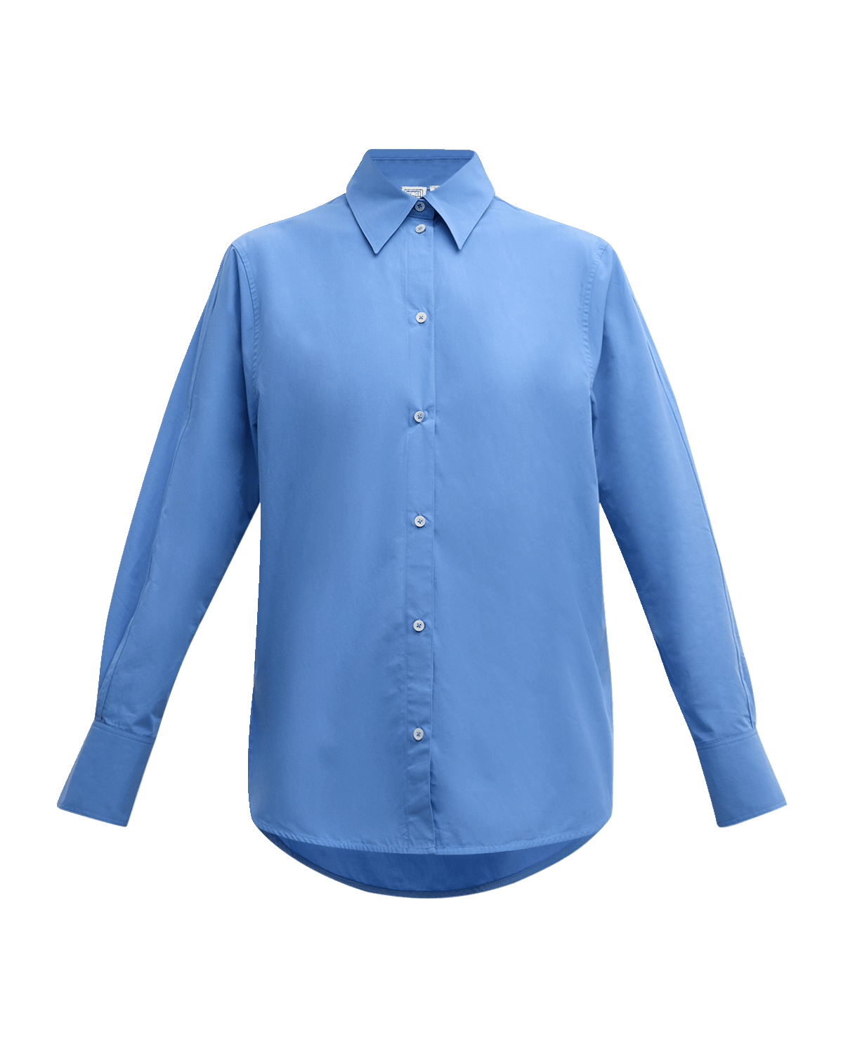 Toteme Kimono-Sleeve Poplin Button-Down Shirt