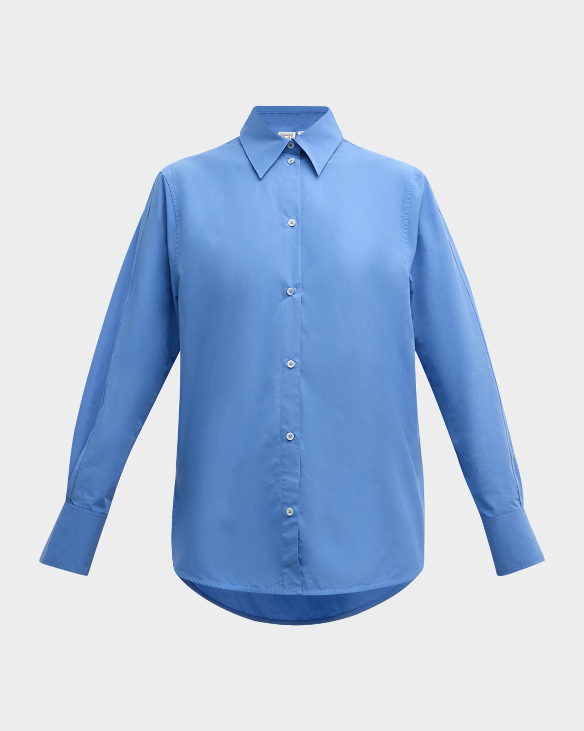 Toteme Kimono-Sleeve Poplin Button-Down Shirt