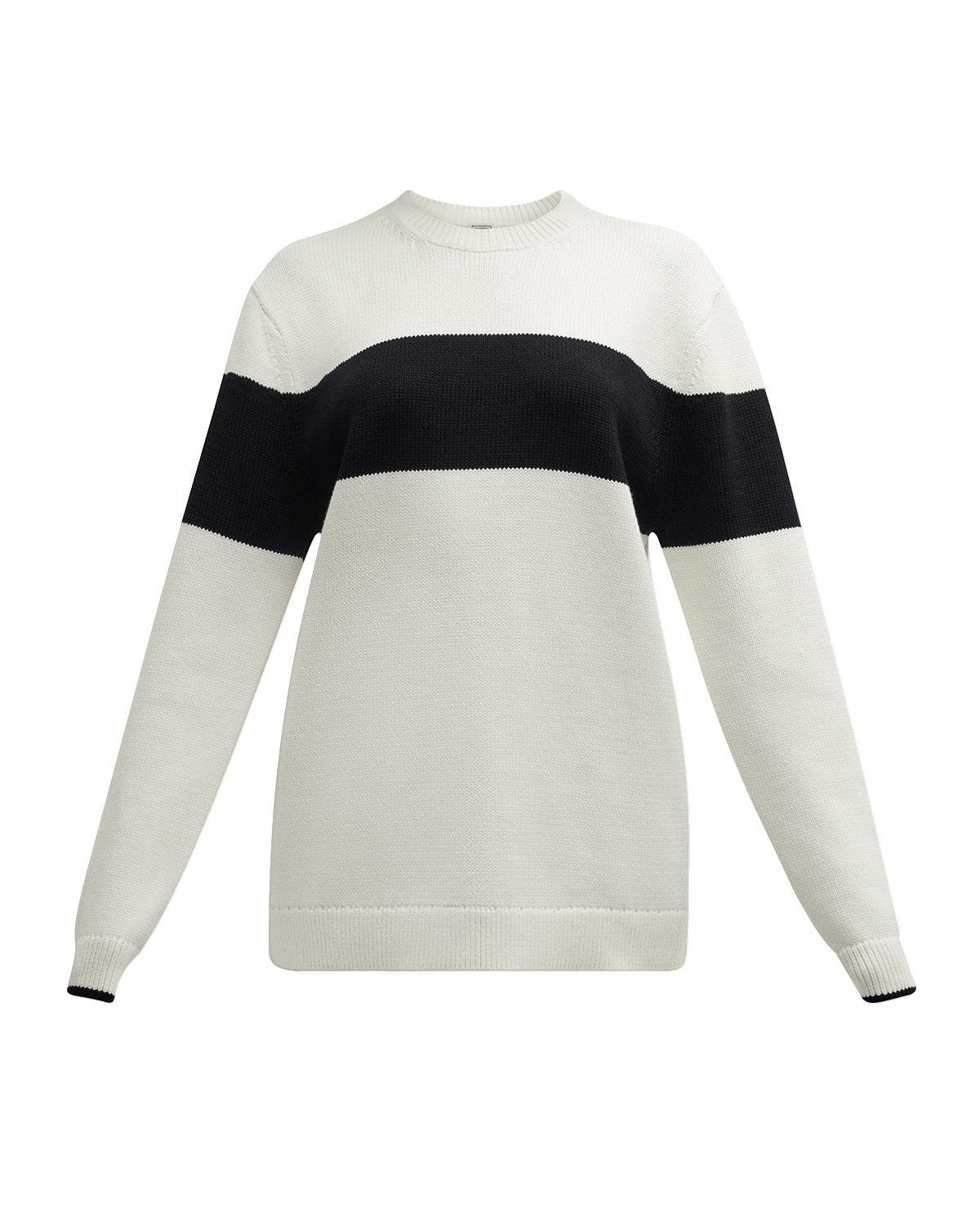 Toteme Contrast Stripe Knit Sweater