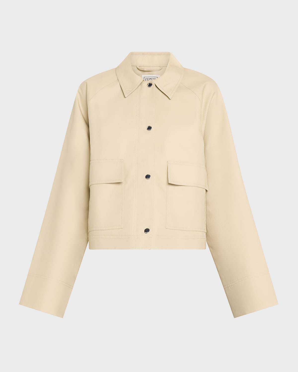 Toteme Organic Cotton Cropped Jacket