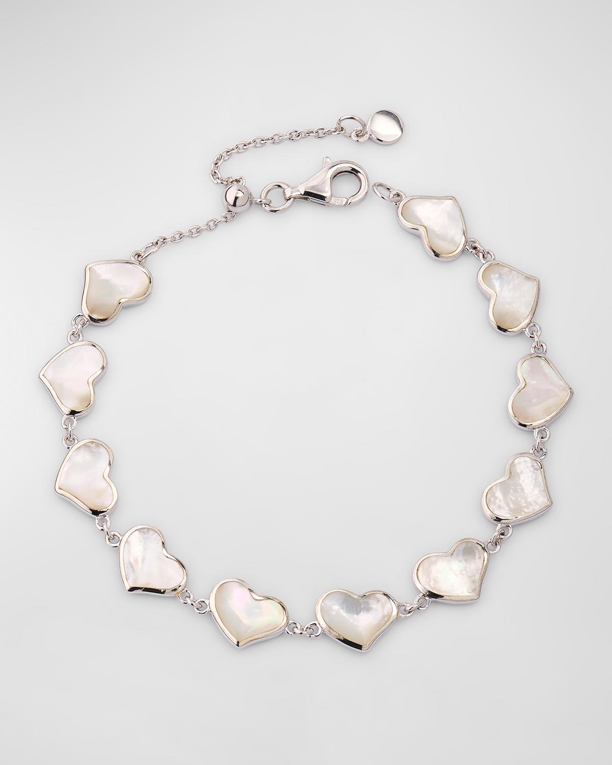 All Around Heart Mother-Of-Pearl Bracelet