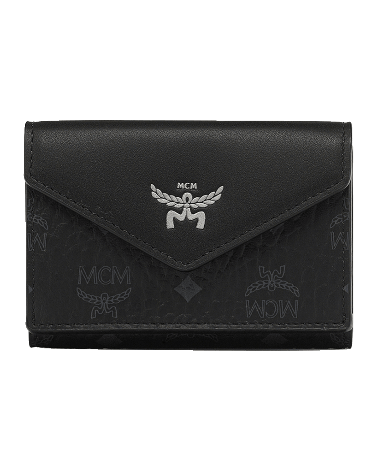 MCM Aren Small Visetos Monogram Wallet
