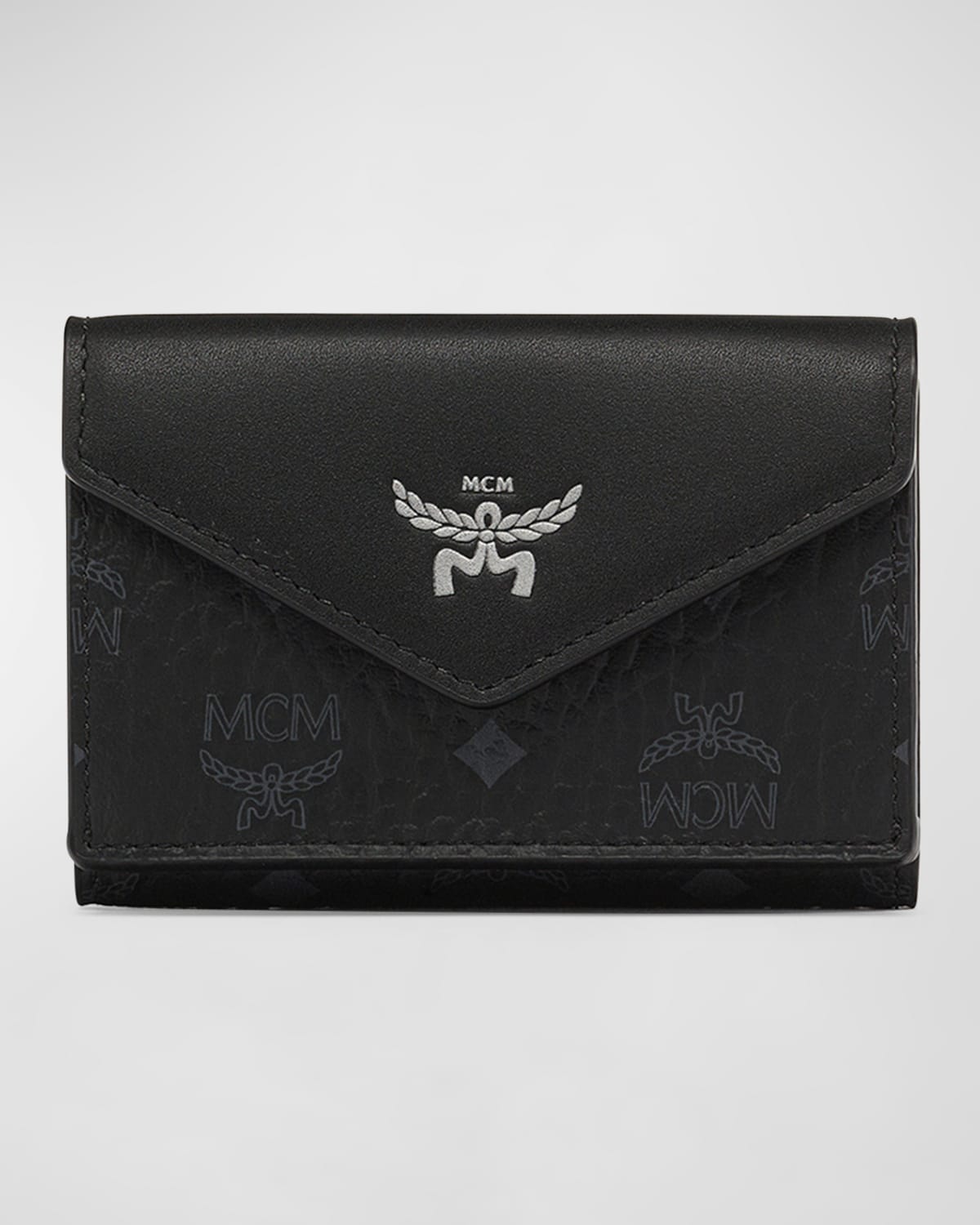 MCM Aren Small Visetos Monogram Wallet