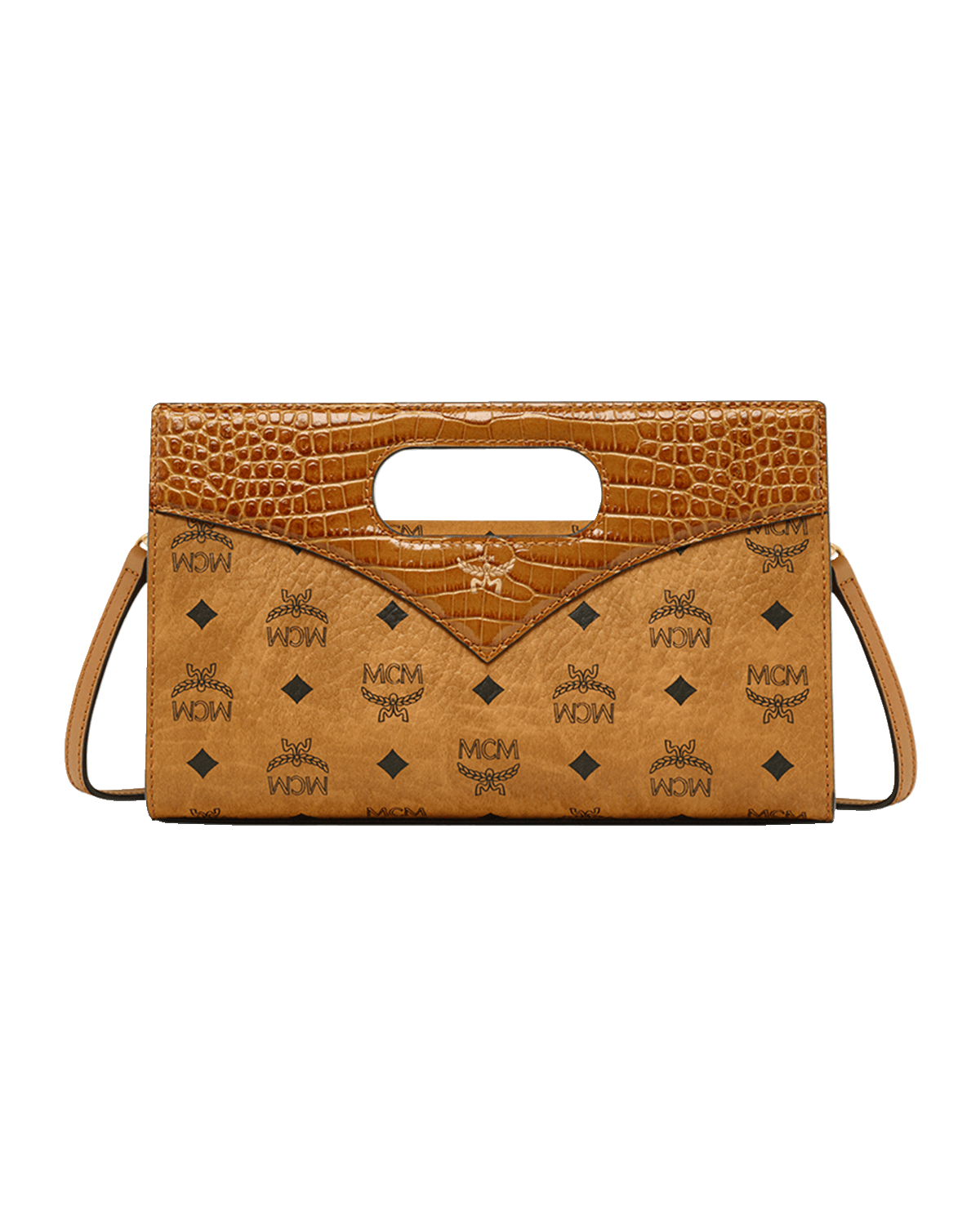 MCM Diamond Visetos Monogram Crossbody Bag