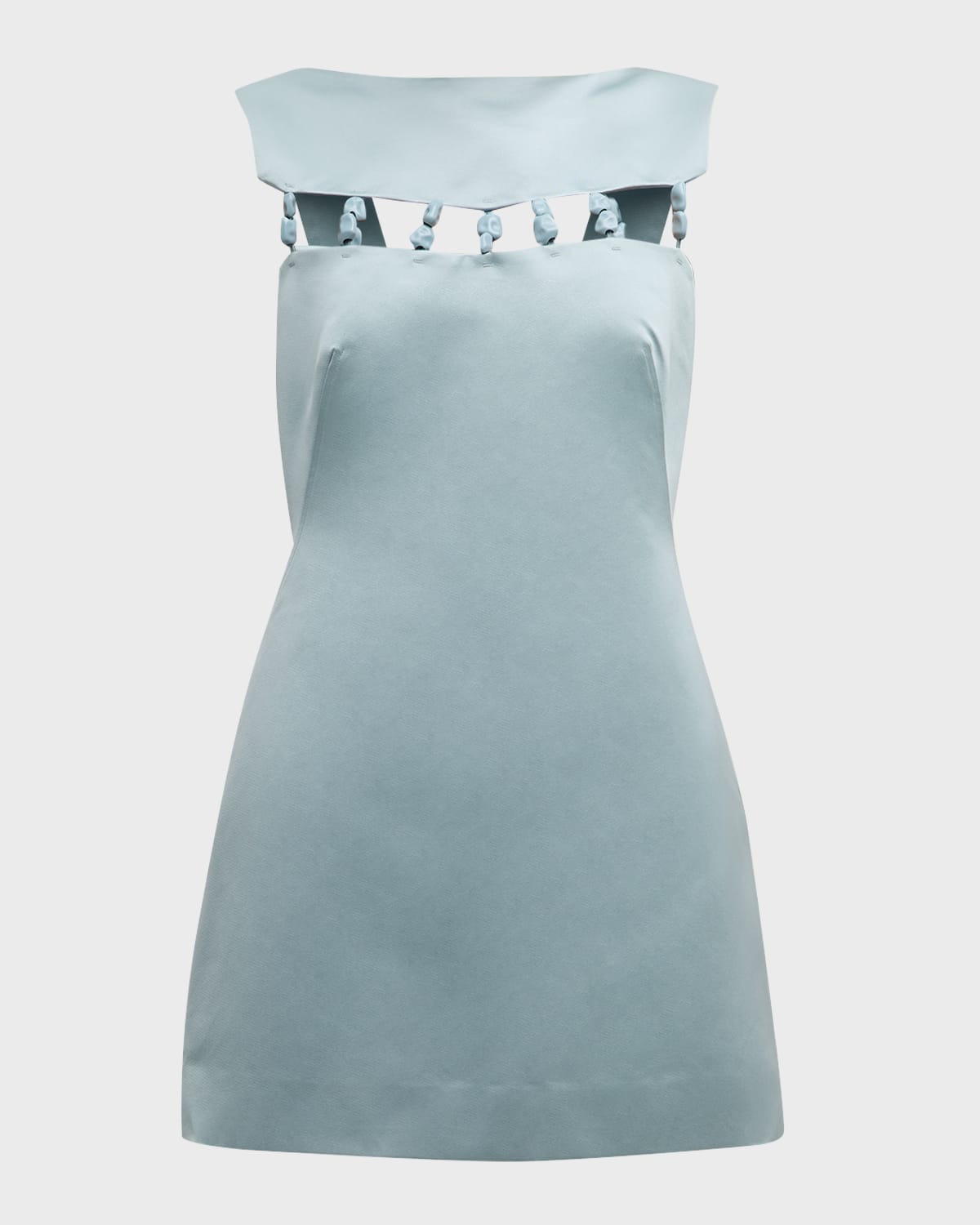 Cult Gaia Ember Embellished Cutout Sleeveless Mini Dress