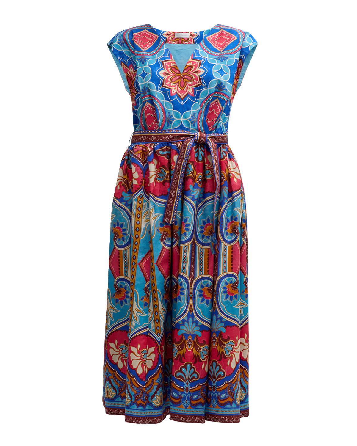 Elie Tahari The Adeline Floral-Print Cotton Midi Dress