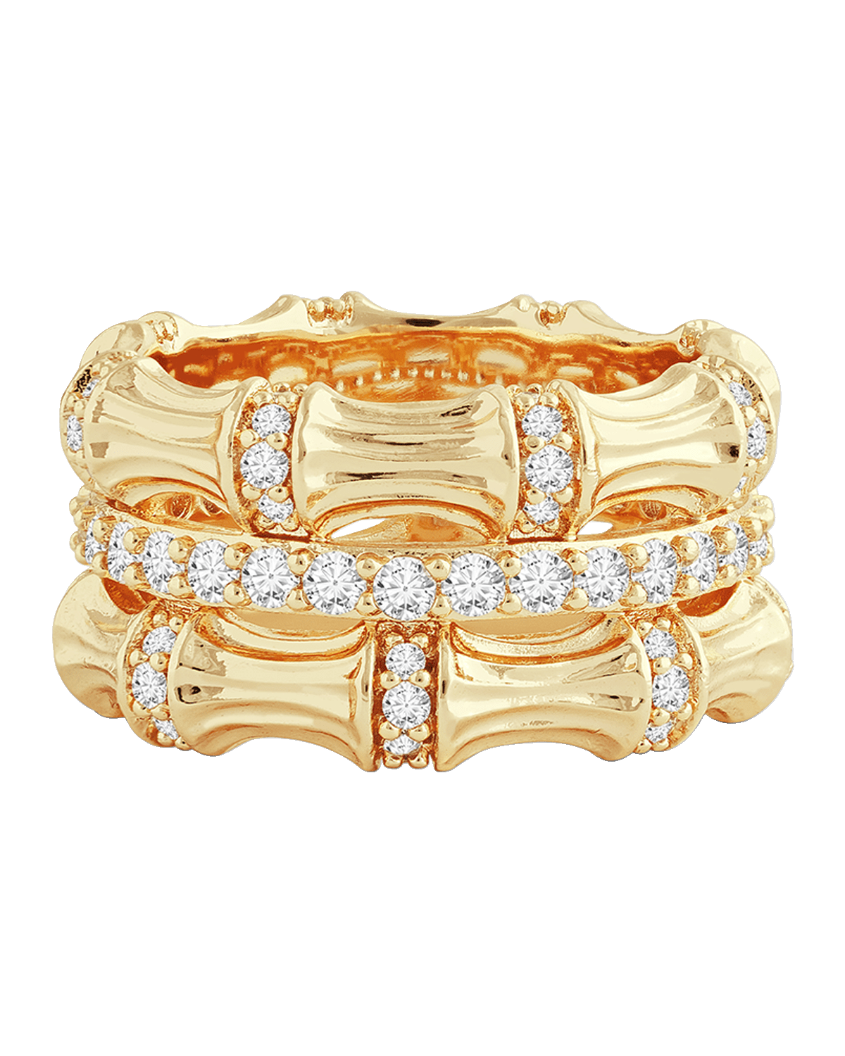 Anabel Aram Jewelry Bamboo Stack Ring