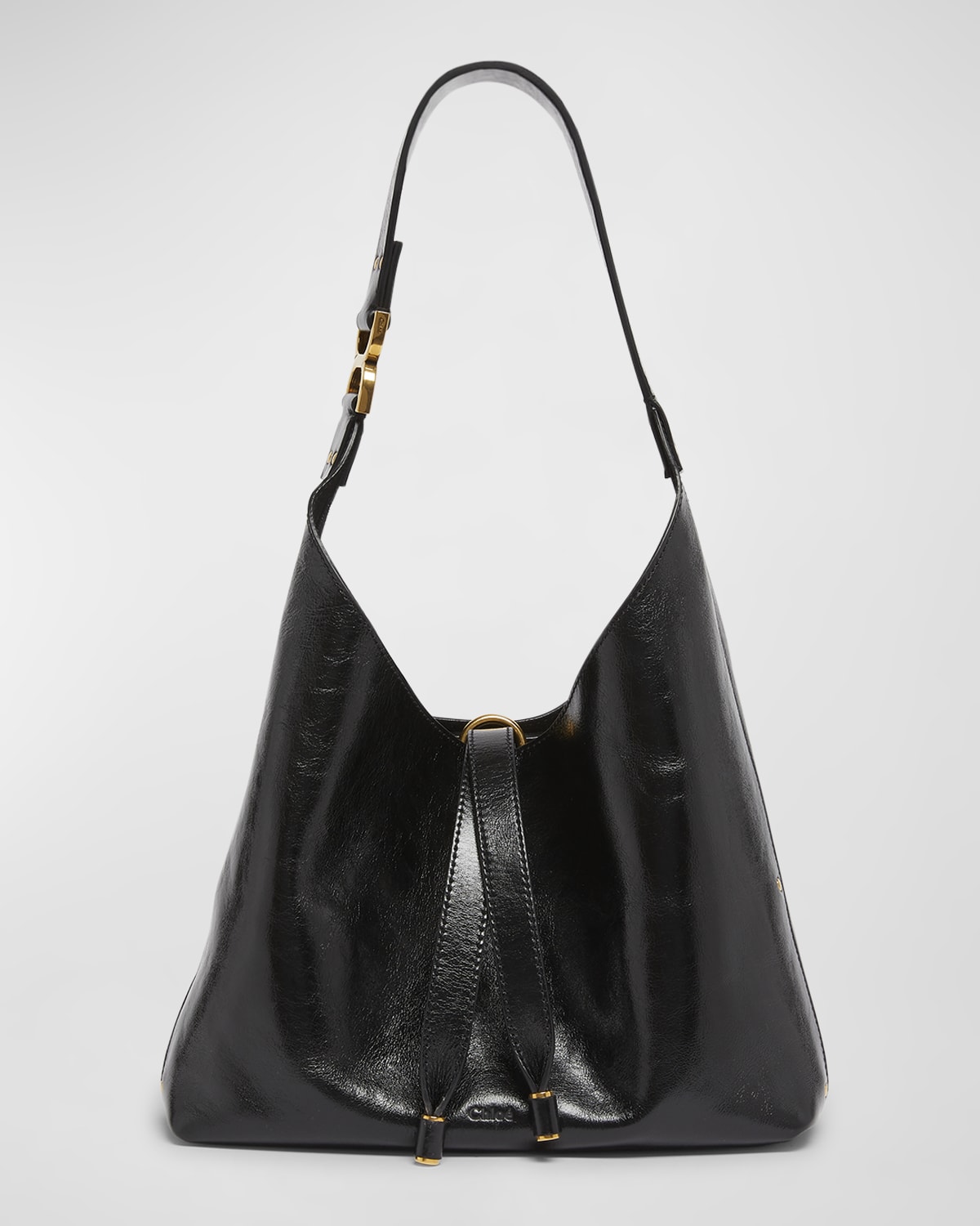 Chloe Marcie Small Hobo Bag in Grained Calfskin