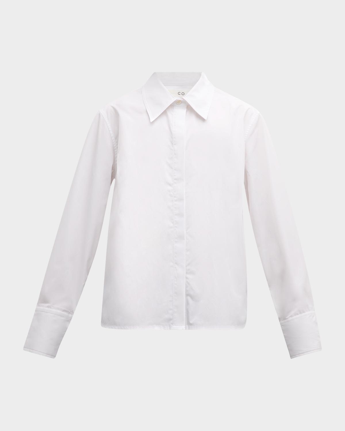 Co Fitted Button-Down Cotton Shirt