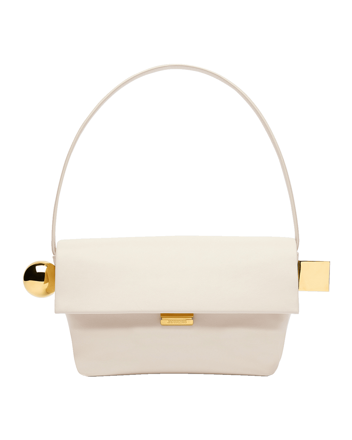 Jacquemus Le Rond Carre Leather Shoulder Bag