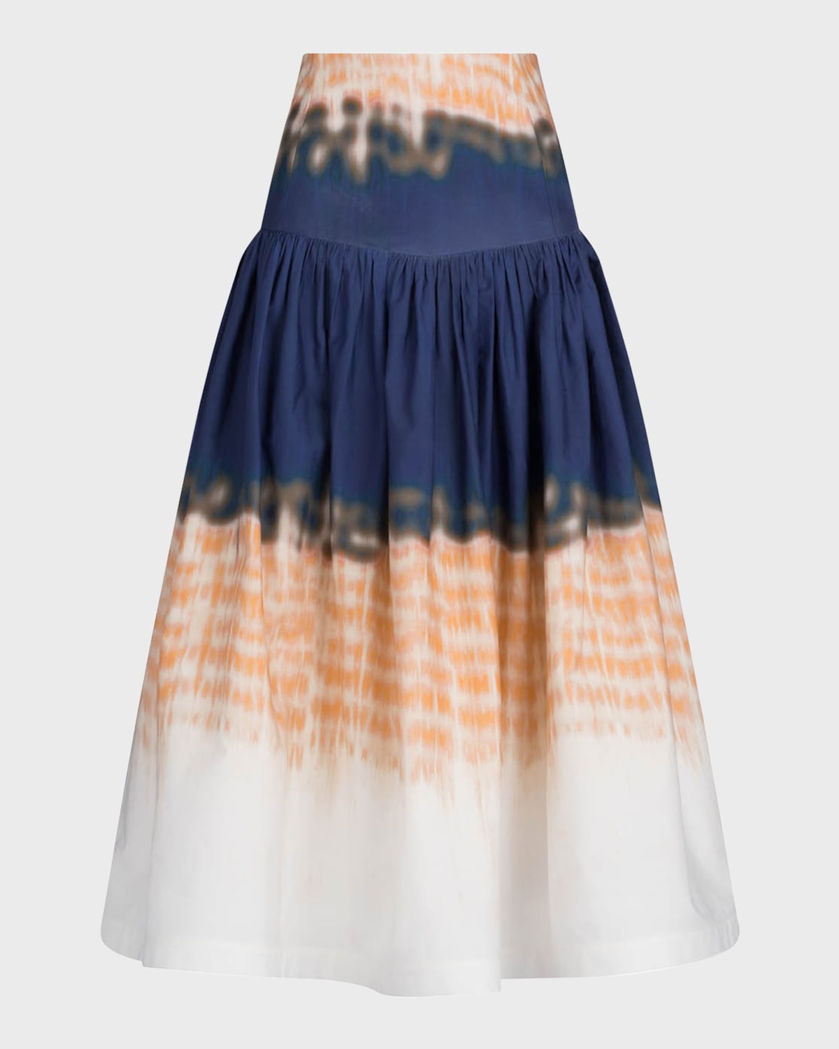 Silvia Tcherassi Halsey Tie-Dye Midi Skirt
