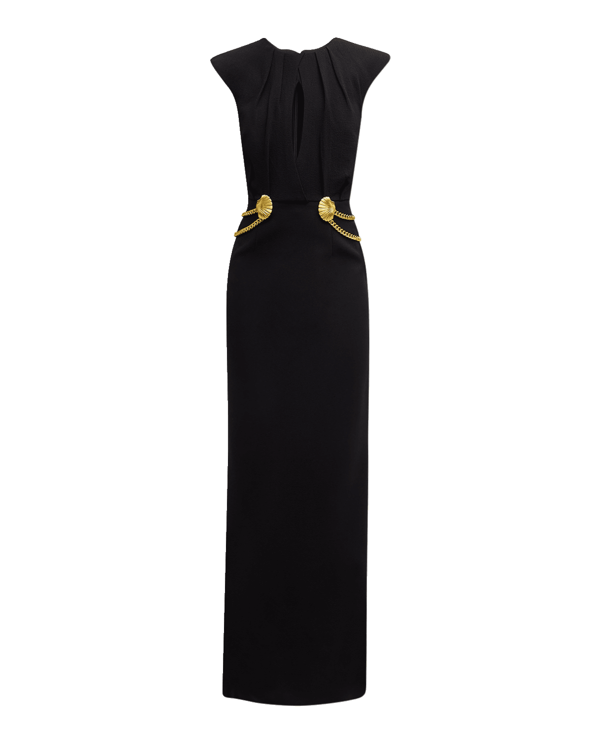 REBECCA VALLANCE Chelsea Embellished Cutout Column Gown