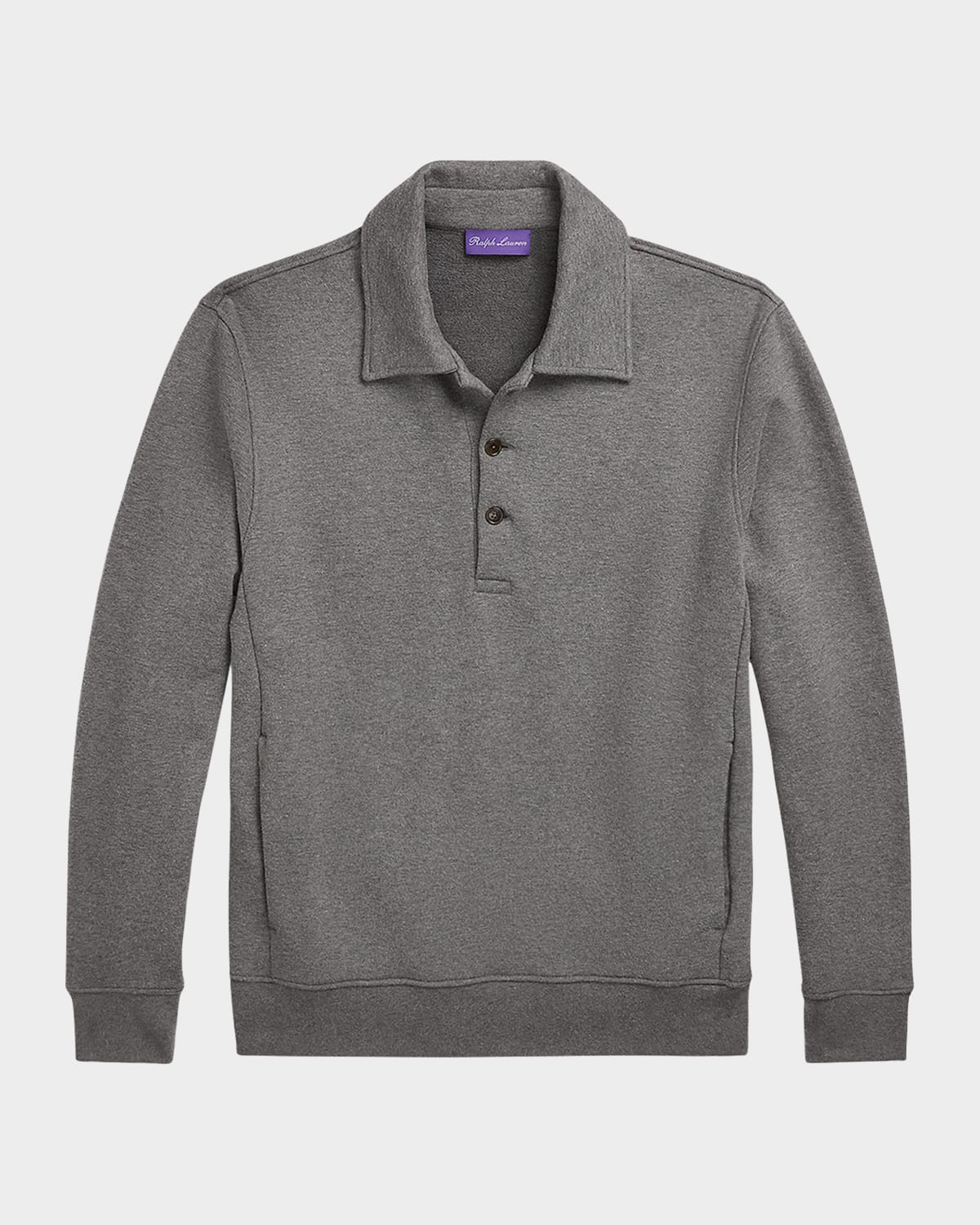 Ralph Lauren Purple Label Men's Fleece Collared Sweatshirt