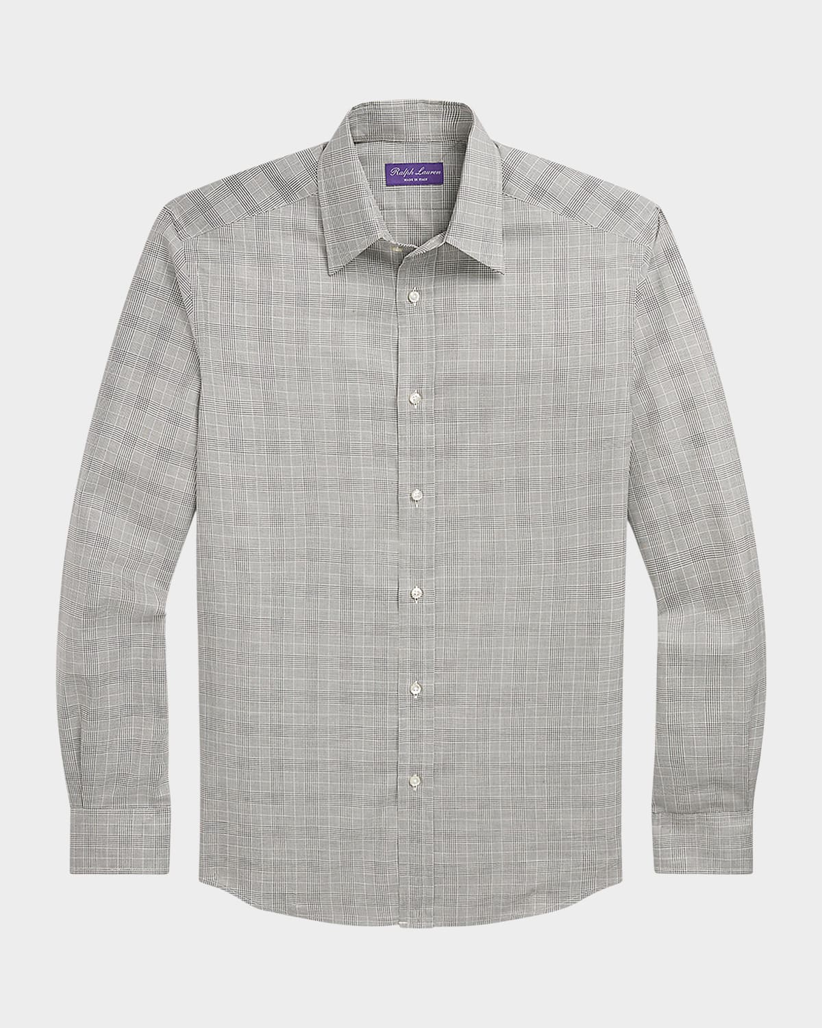 Ralph Lauren Purple Label Men's Glen Plaid Flannel Shirt