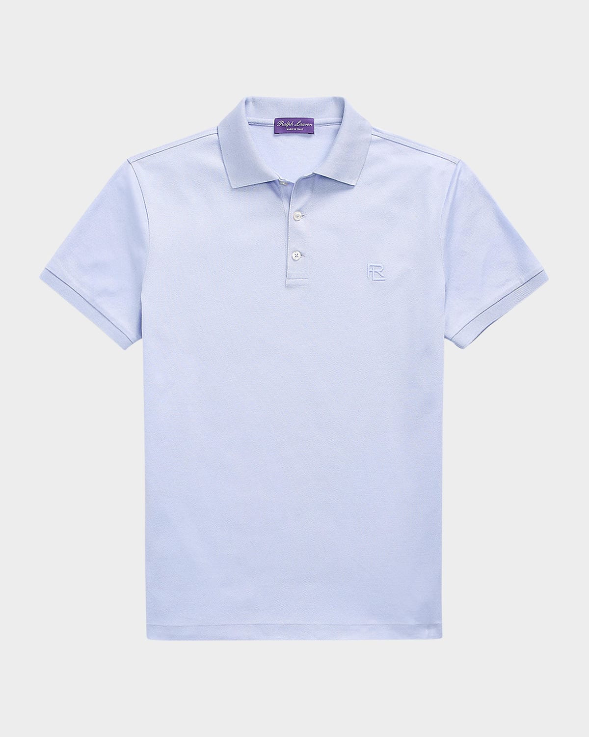 Ralph Lauren Purple Label Men's Slim Fit Cotton Piqué Short-Sleeve Polo Shirt