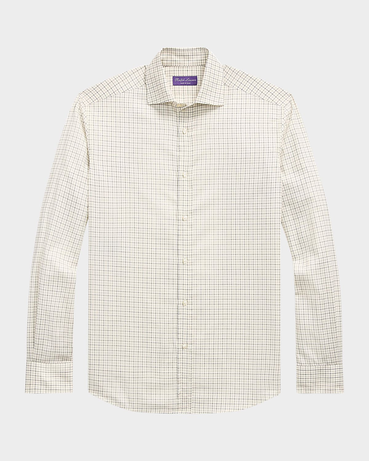 Ralph Lauren Purple Label Men's Aston Tattersall Flannel Shirt