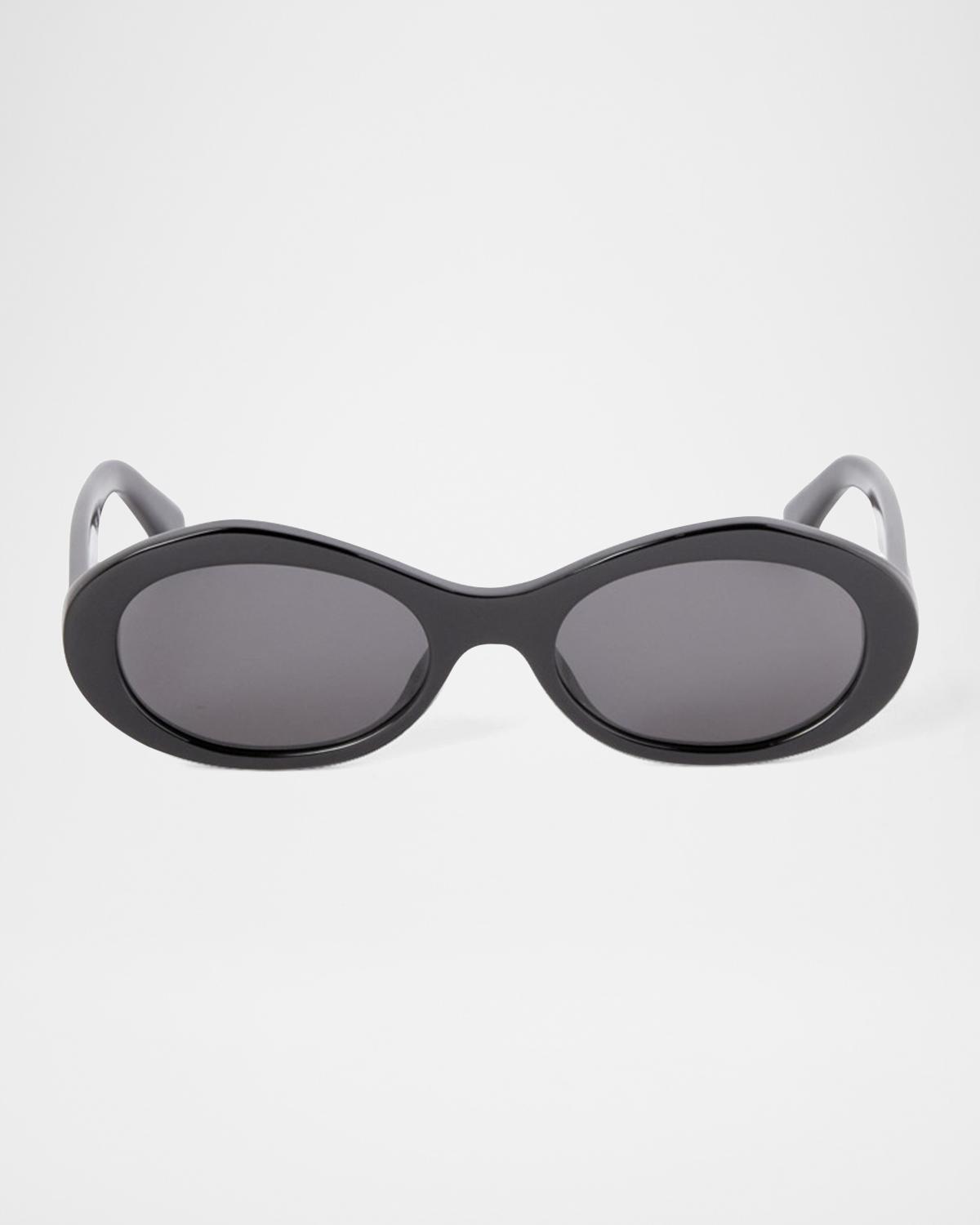 Off-White Men's Edison Acetate Oval Sunglasses