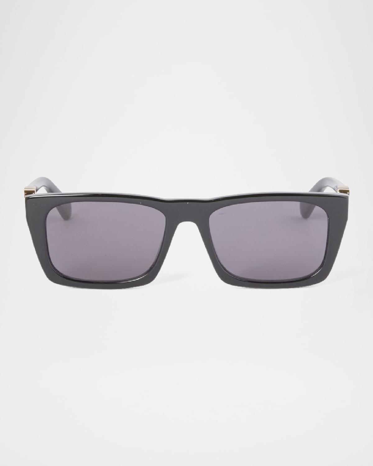 Off-White Men's Albany Acetate Rectangle Sunglasses