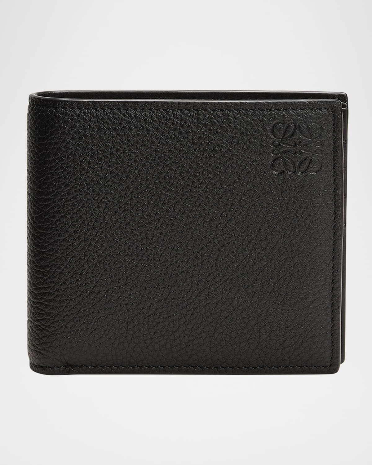 Loewe Men 's Anagram Bifold Leather Wallet
