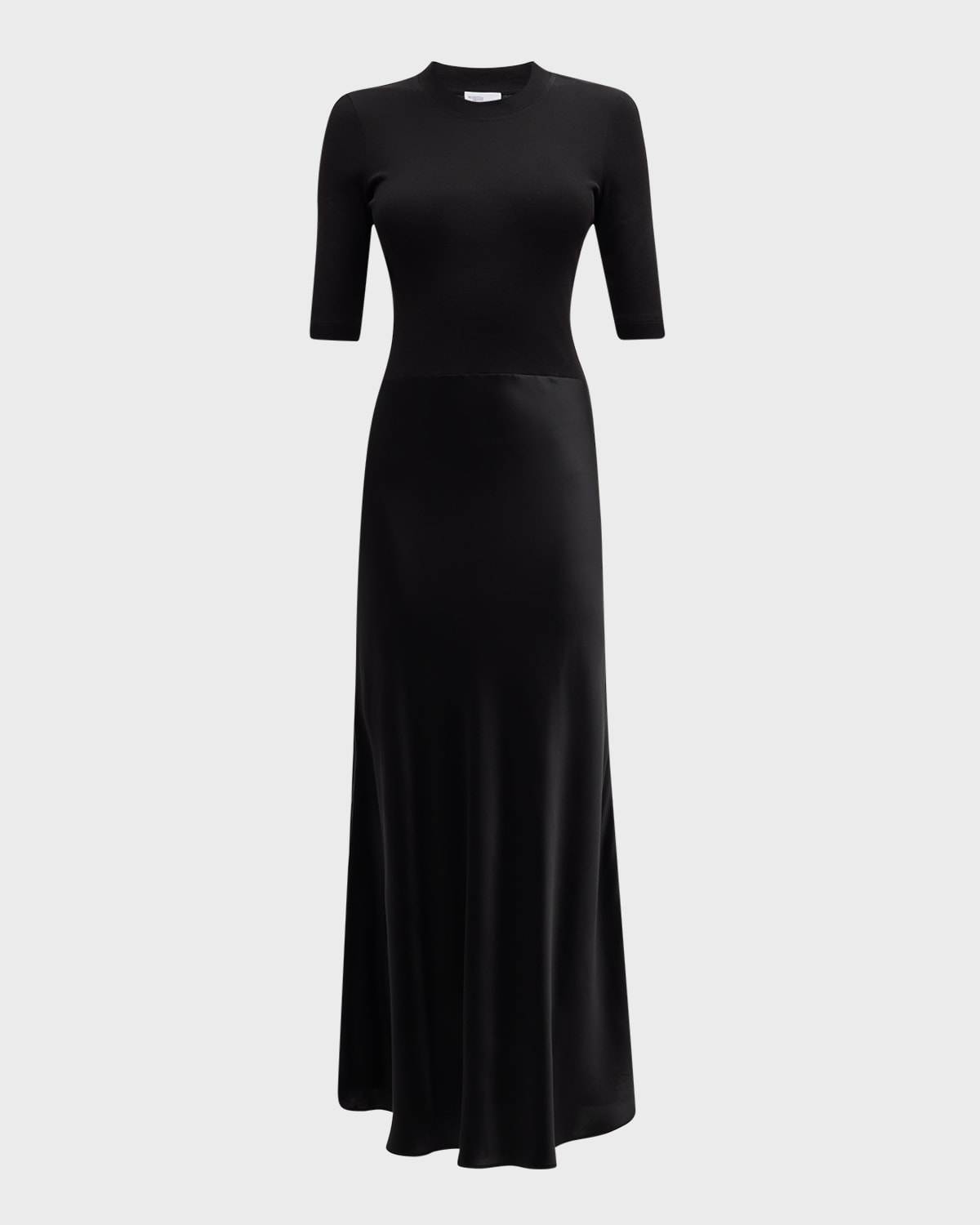 Rosetta Getty Bias Combo Midi T-Shirt Dress