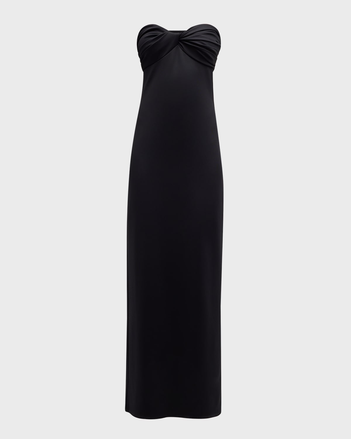 Rosetta Getty Twist Strapless Maxi Dress