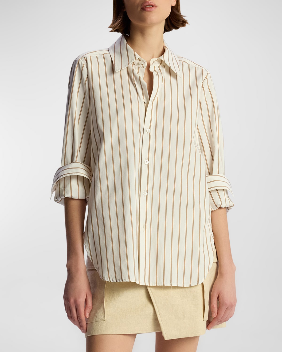 A.L.C. Aiden Button-Front Top