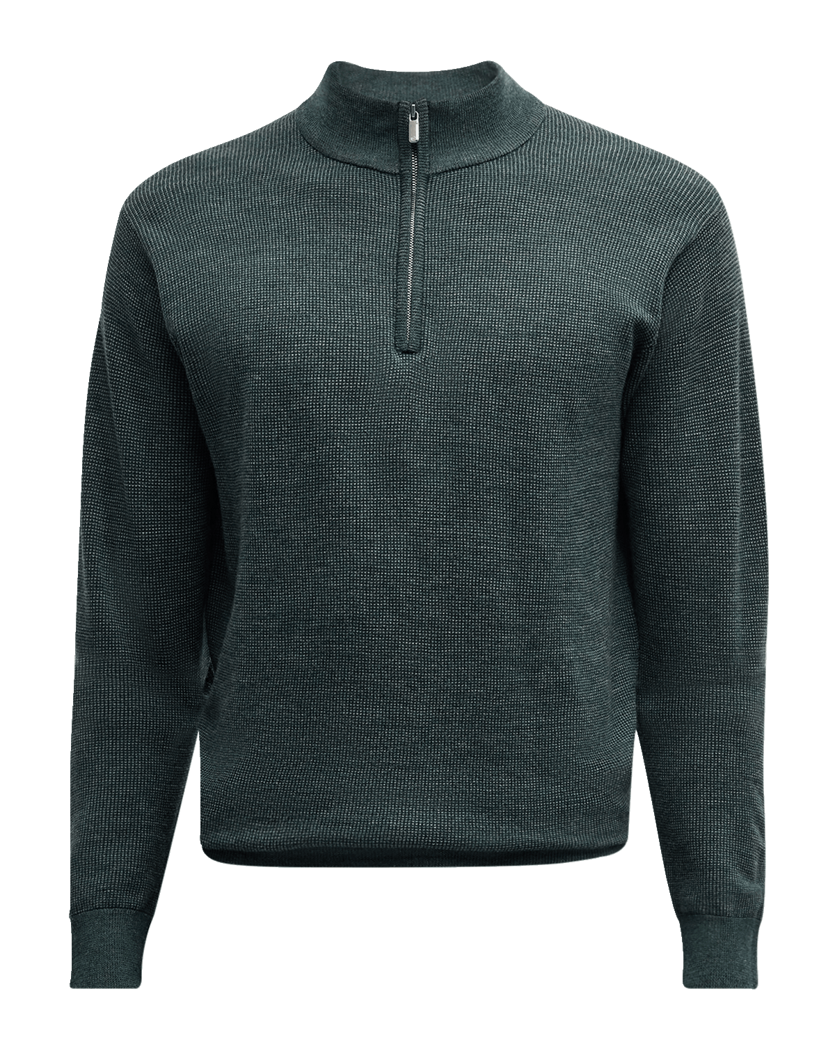 Peter Millar Men's Breaker Birdseye Quarter-Zip Sweater