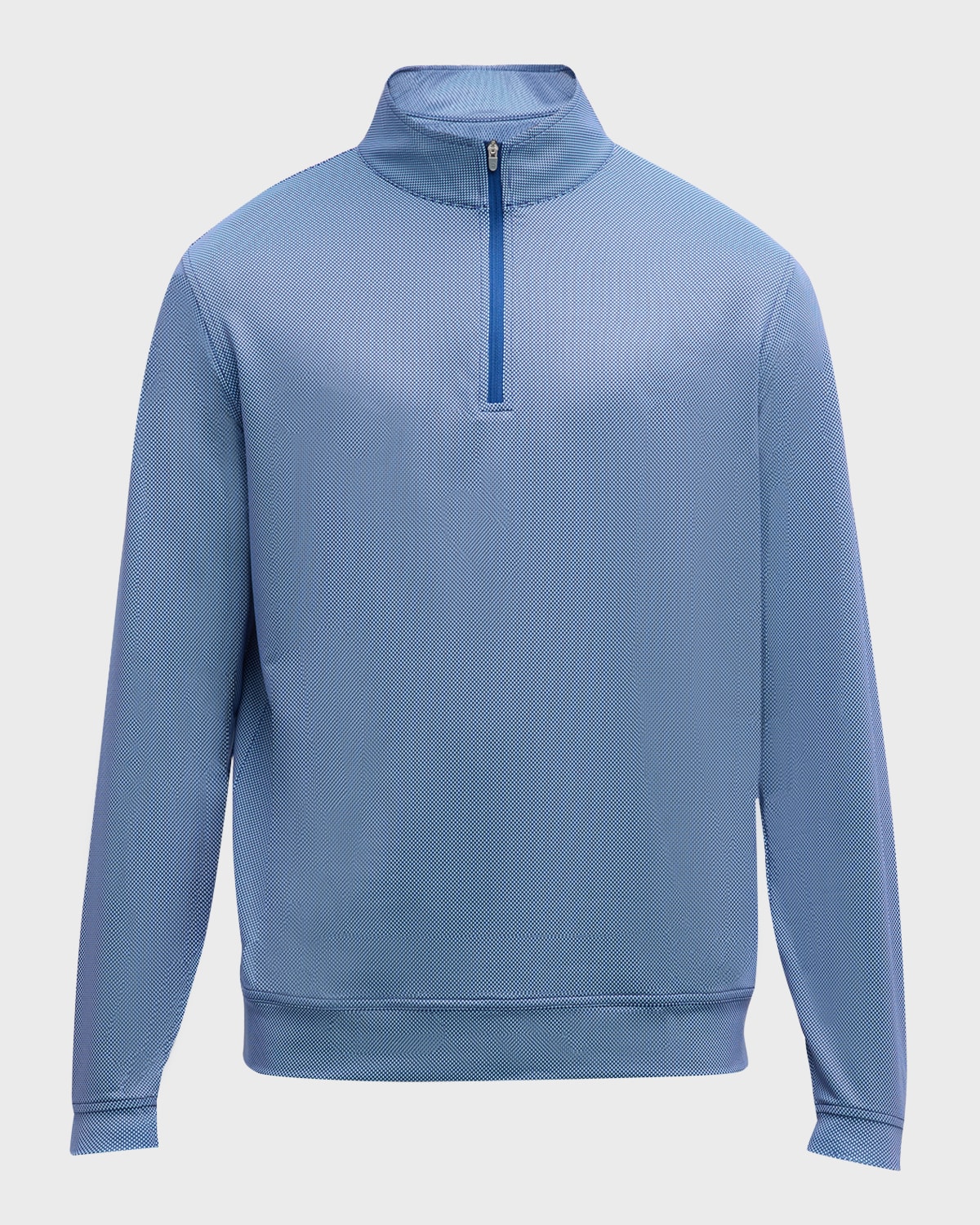 Peter Millar Men's Perth Birdseye Performance Quarter-Zip Sweater