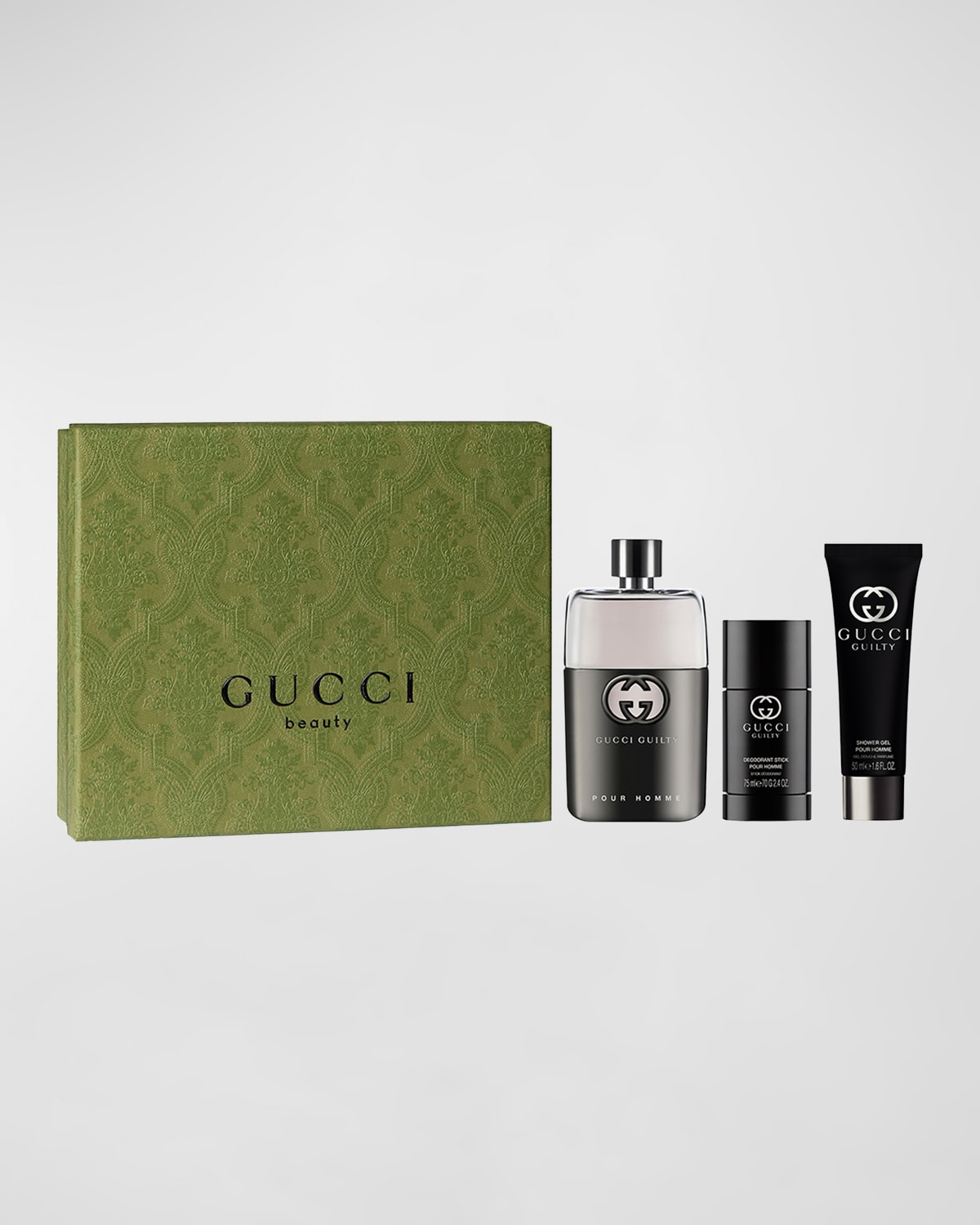 Gucci Gucci Men's 3-Piece Guilty Eau de Toilette Spring Gift Set
