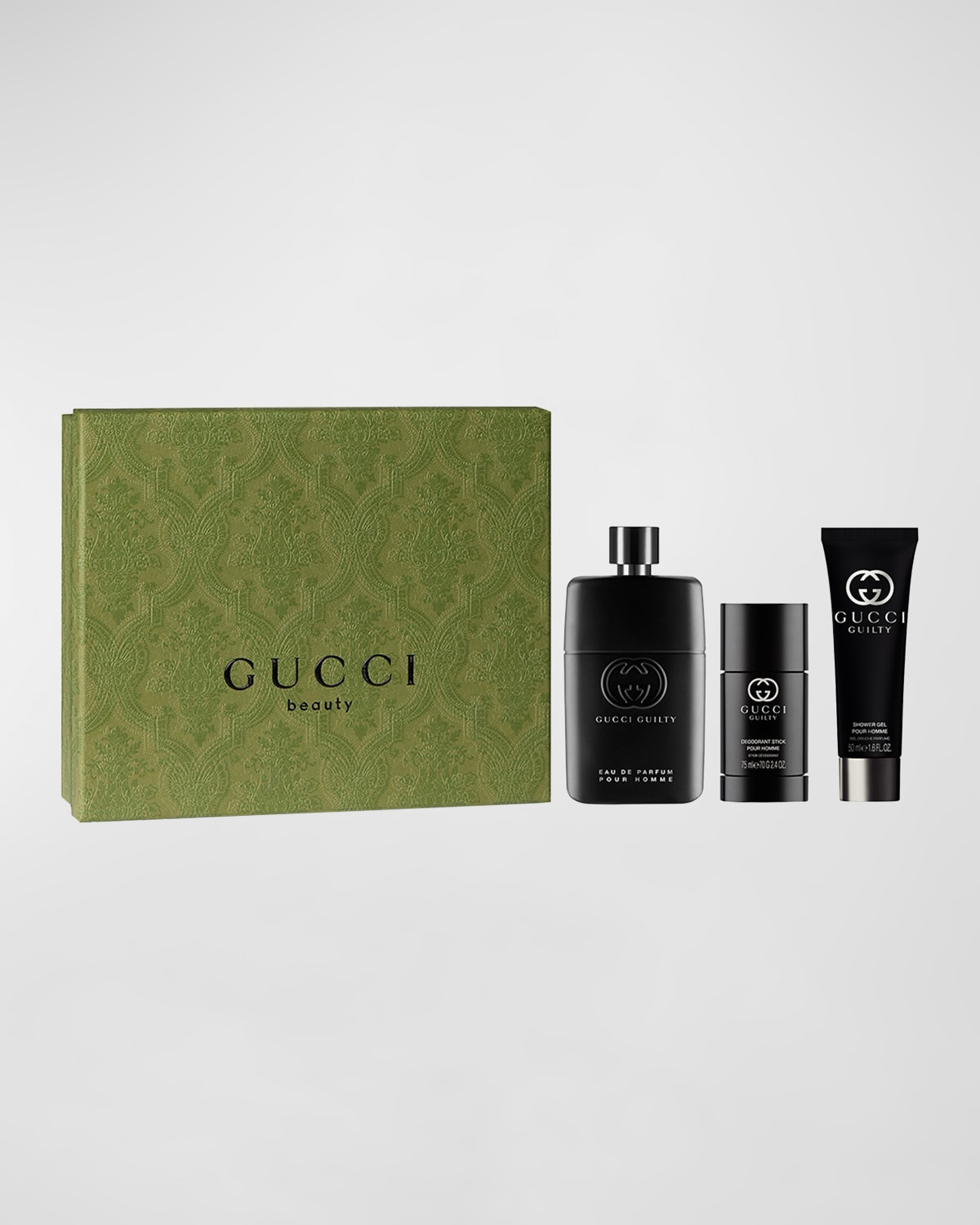 Gucci Gucci Men's 3-Piece Guilty Eau de Parfum Spring Gift Set