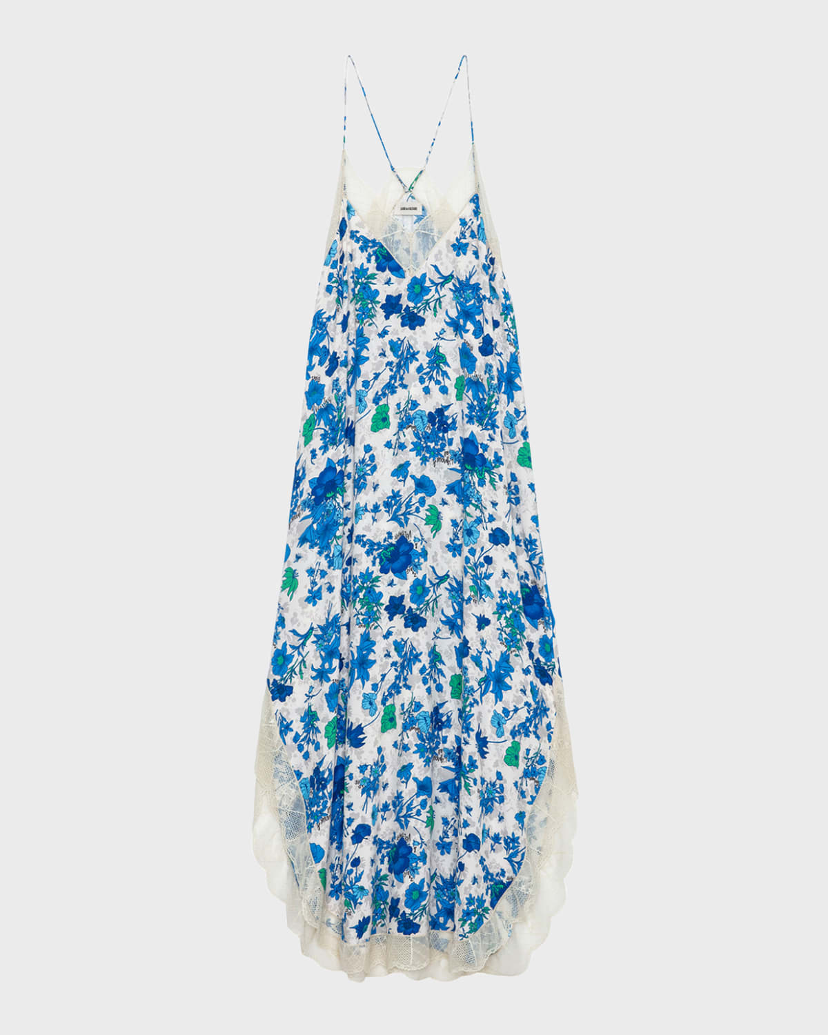 Zadig & Voltaire Garden Flowers Ristyl Crepe Slip Dress