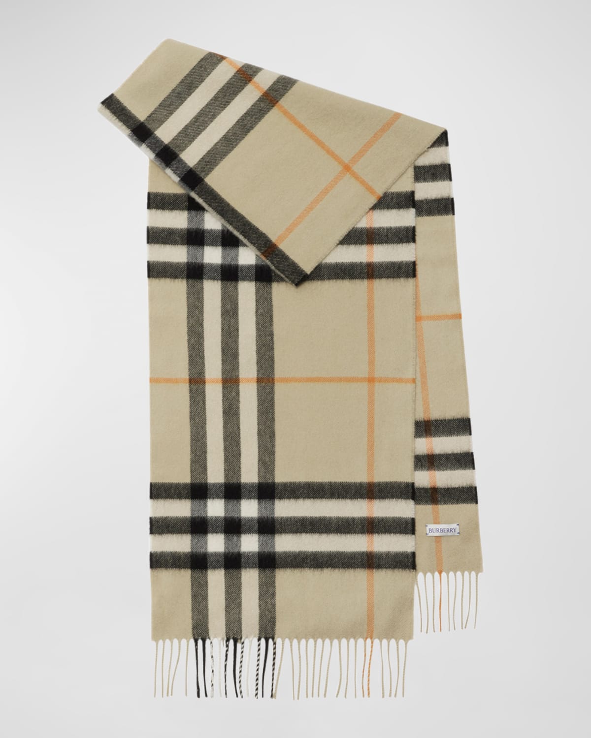 Burberry Giant Check Cashmere Scarf