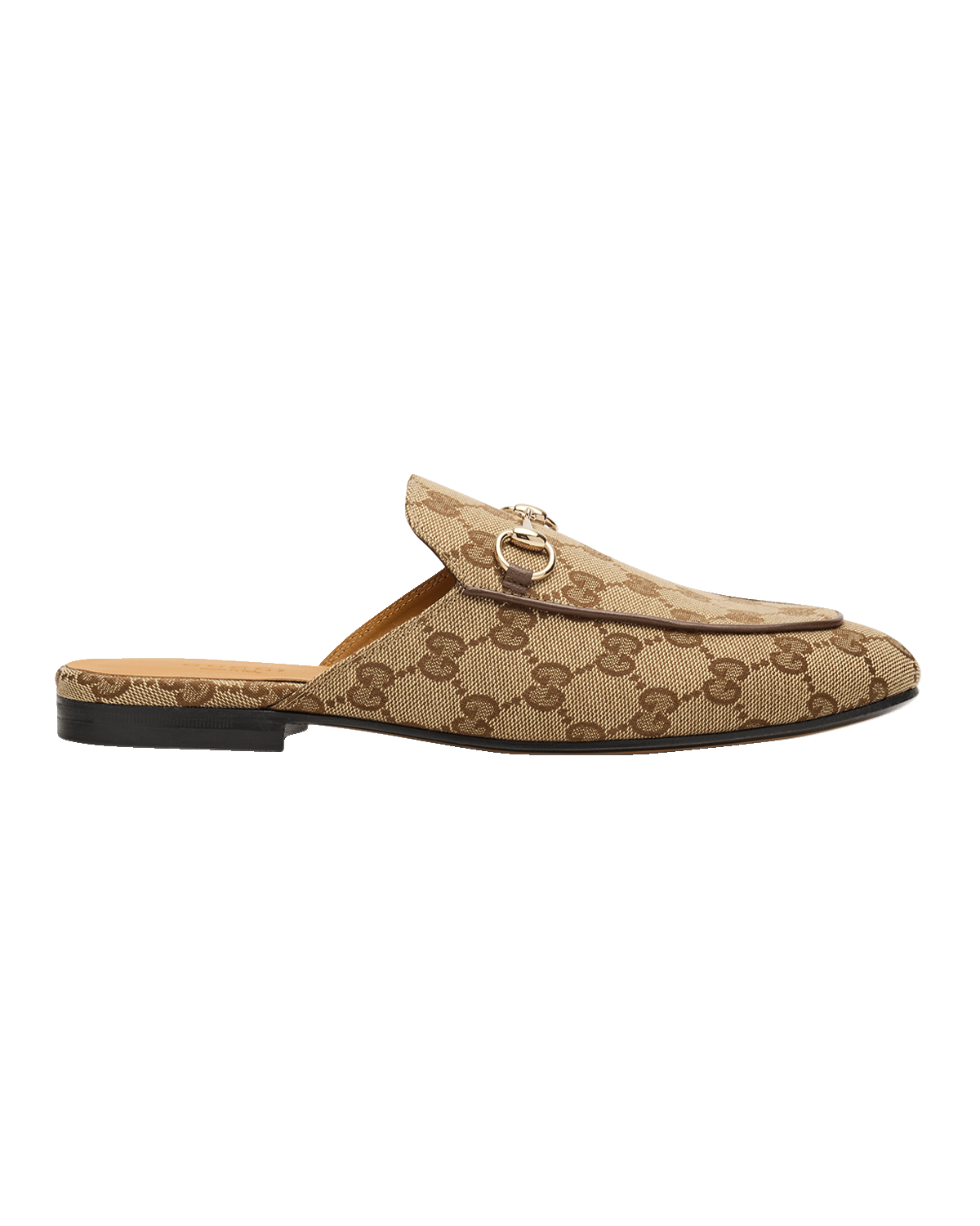 Gucci Princetown GG Canvas Bit Loafer Mules