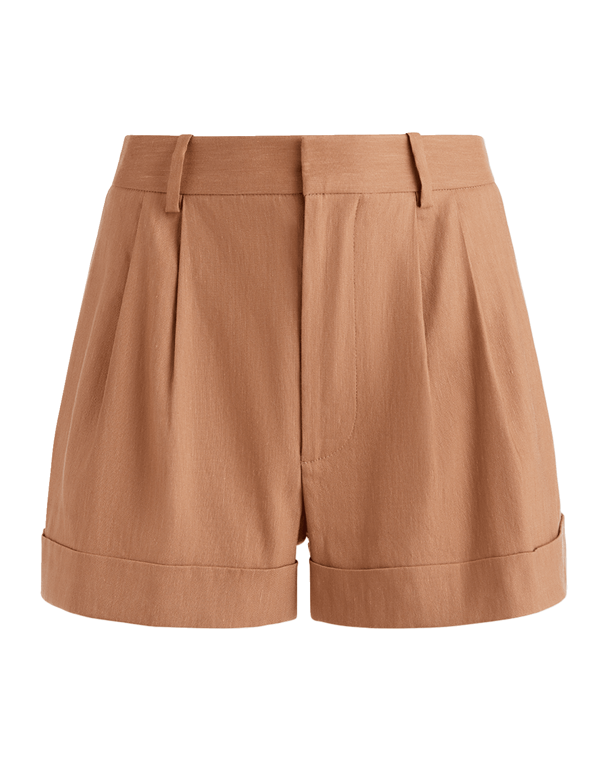 Alice + Olivia Conry Pleated Cuff Shorts