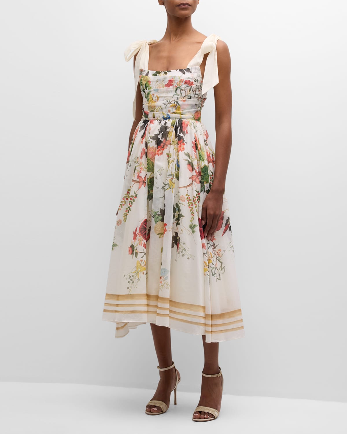 Alice + Olivia Haven Flared Midi Dress