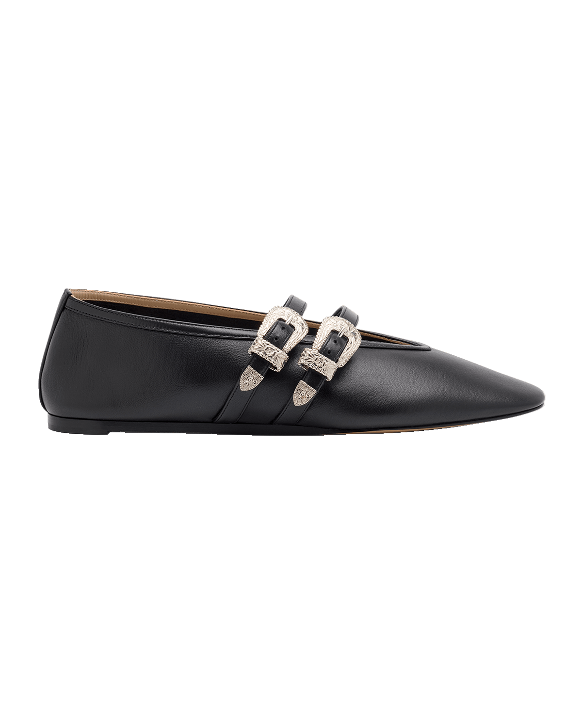 Le Monde Beryl Claudia Leather Mary Jane Ballerina Flats