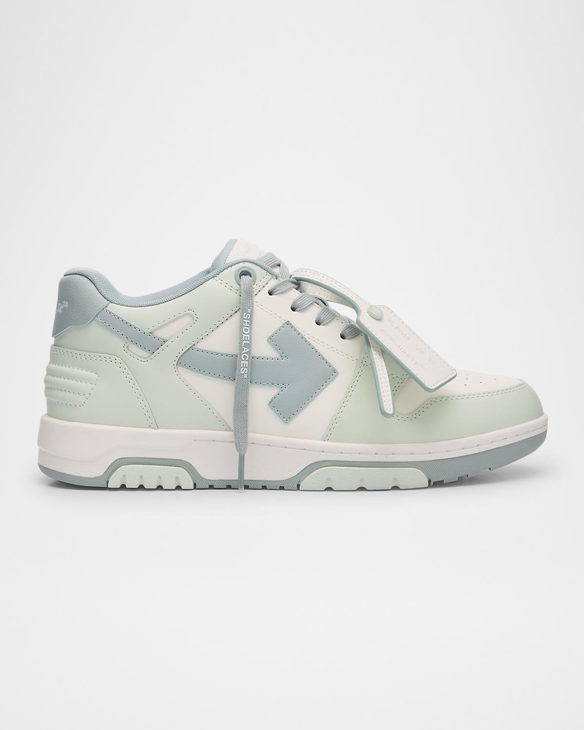 Off-White Men's Out Of Office Leather Low-Top Sneakers