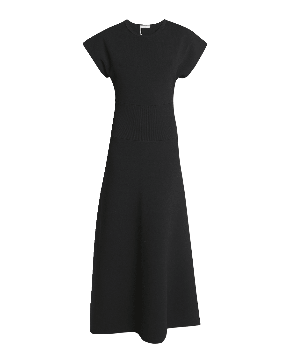 Co Ribbed Panel Sleeveless Maxi Dress