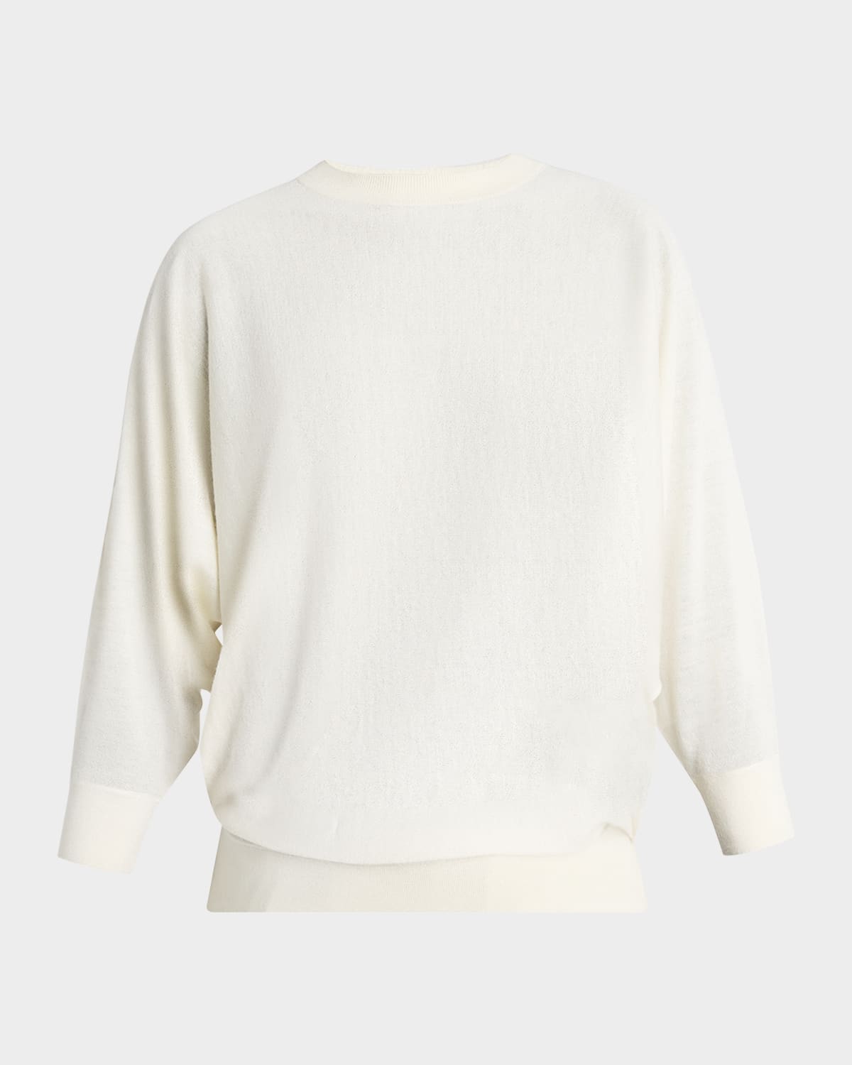 Co Asymmetric Dolman-Sleeve Cashmere Knit Sweater
