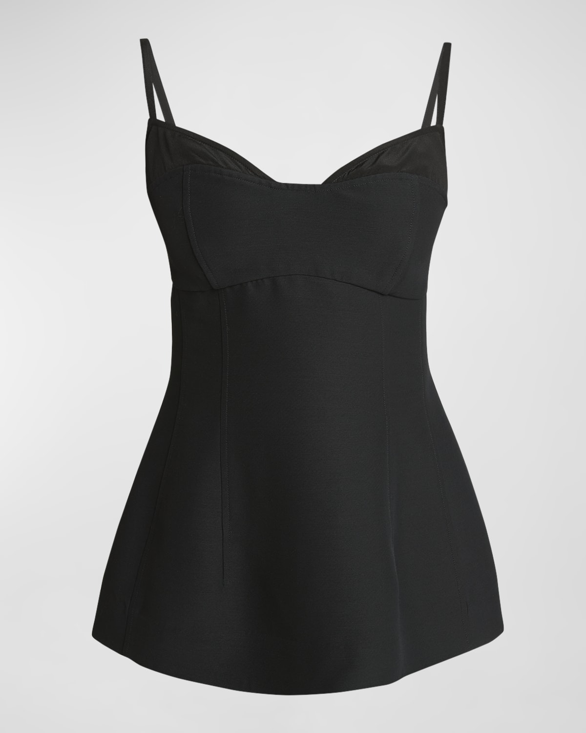 Co Sleeveless Bustier Cut Tank Top