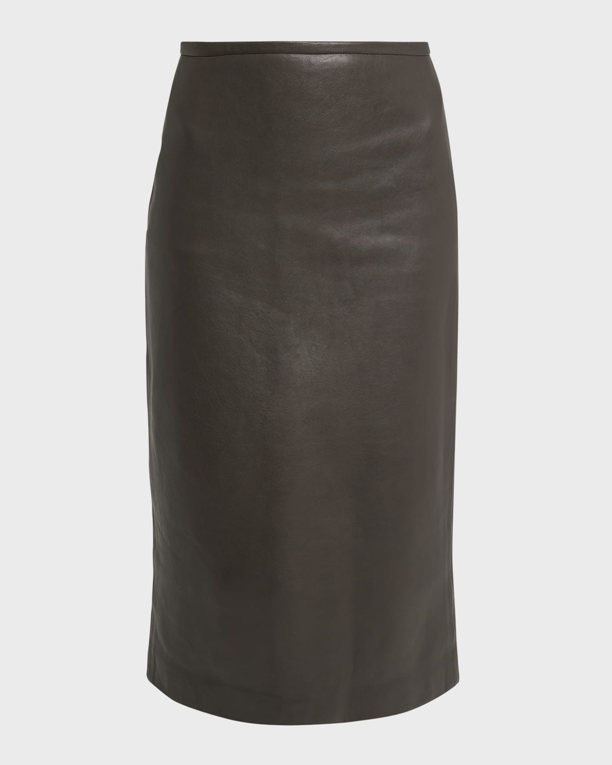 Co Leather Midi Pencil Skirt