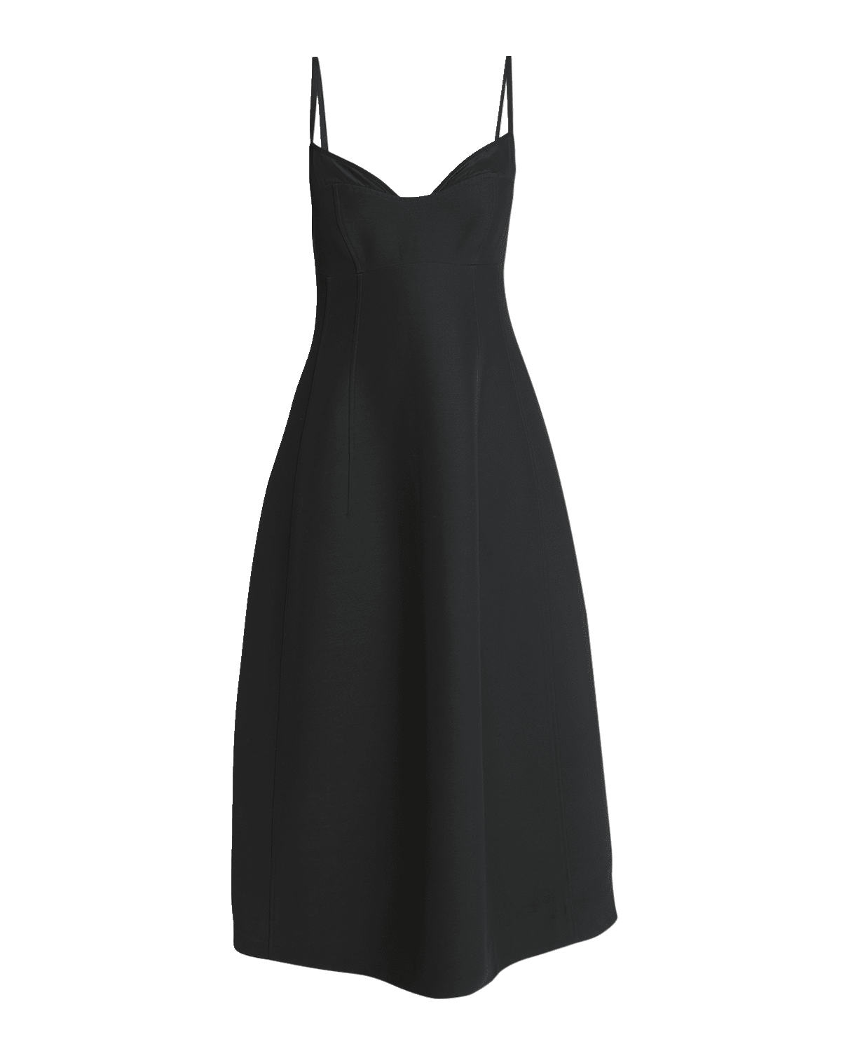 Co Bustier Cut Sleeveless Midi Dress