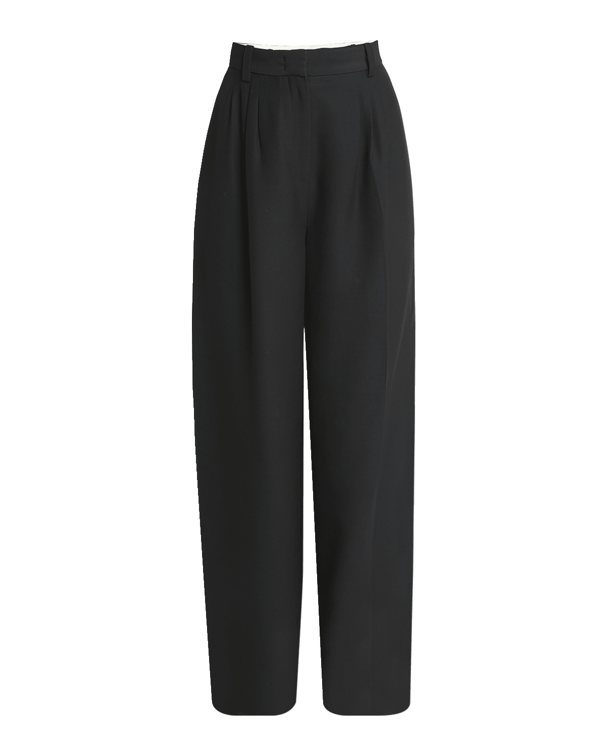 Co Mid-Rise Pleated Wide-Leg Trousers