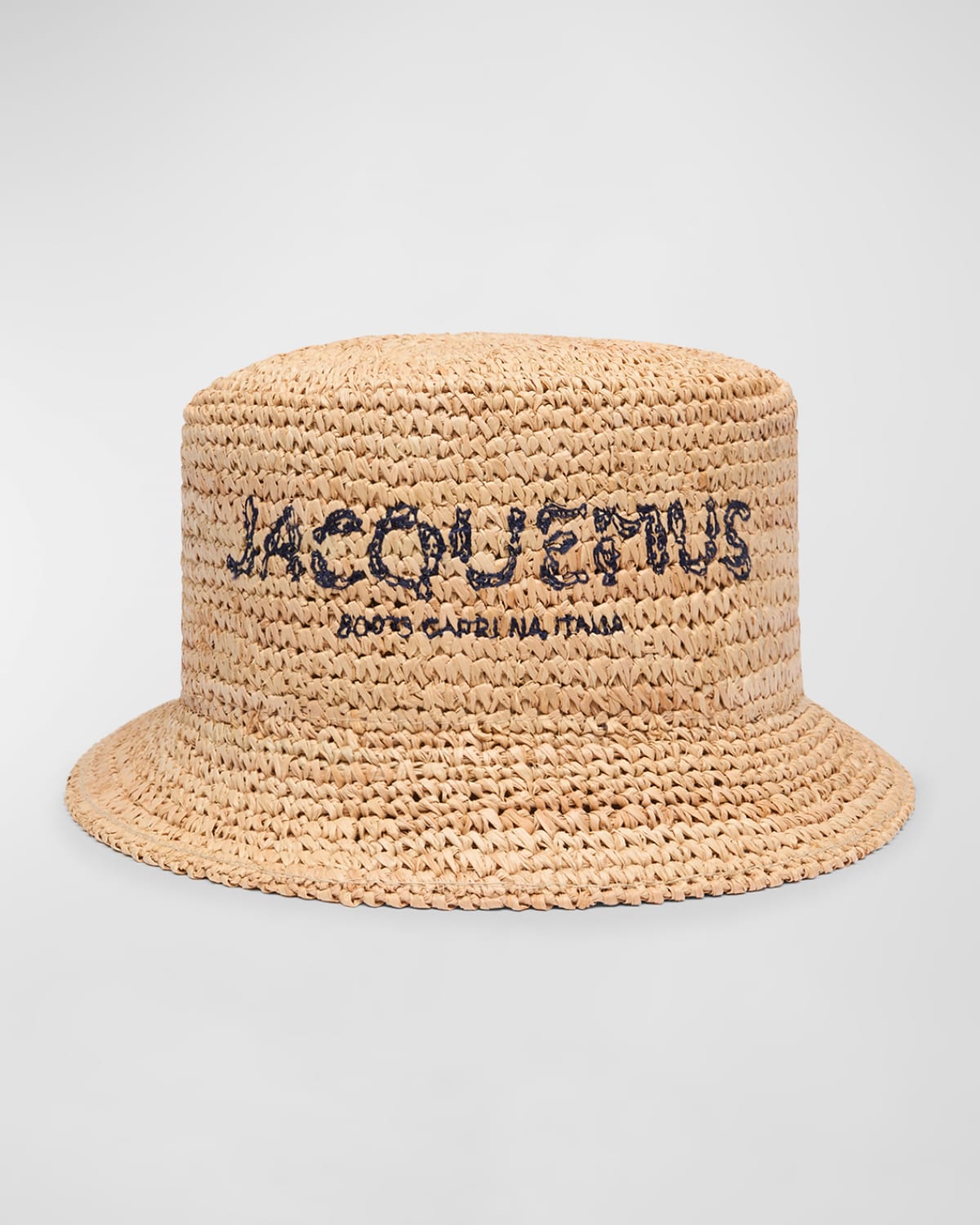 Jacquemus Le Bob Pesco Straw Bucket Hat