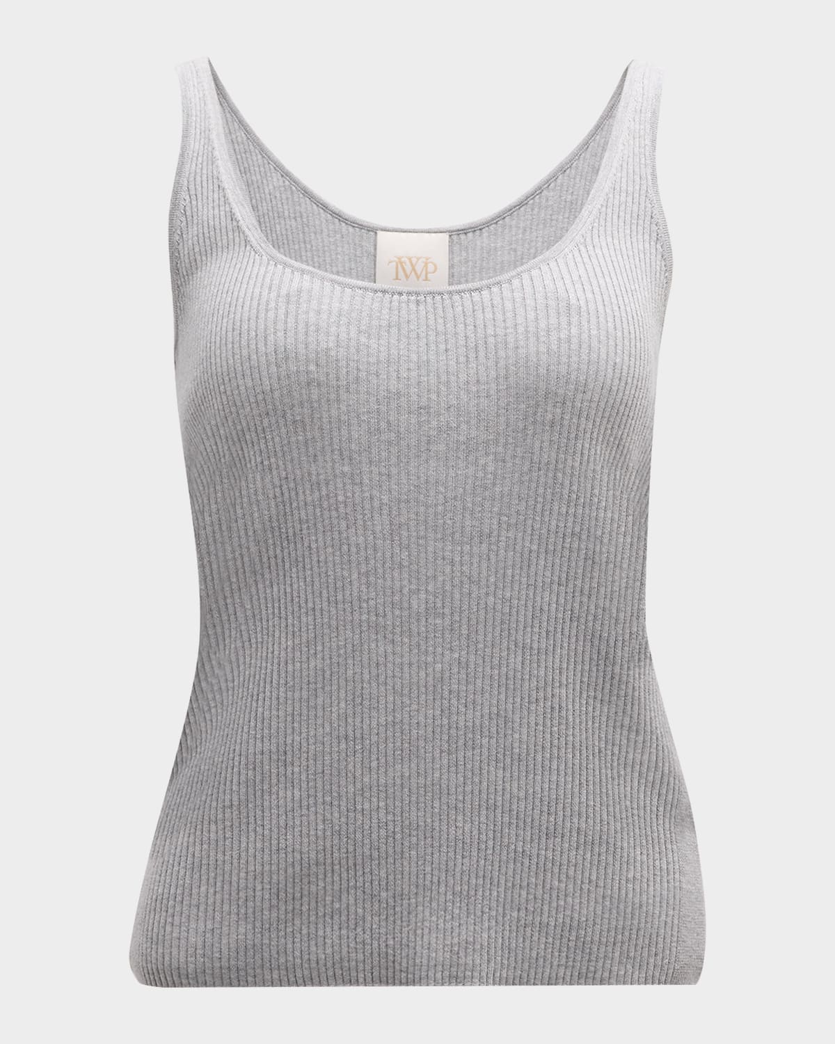 TWP Silk and Cotton Knit Tank Top