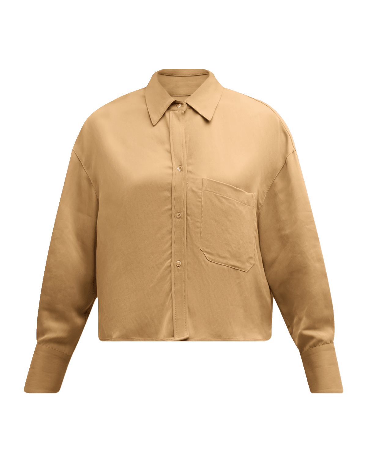 TWP Little Big Joe Linen-Blend Button-Front Shirt