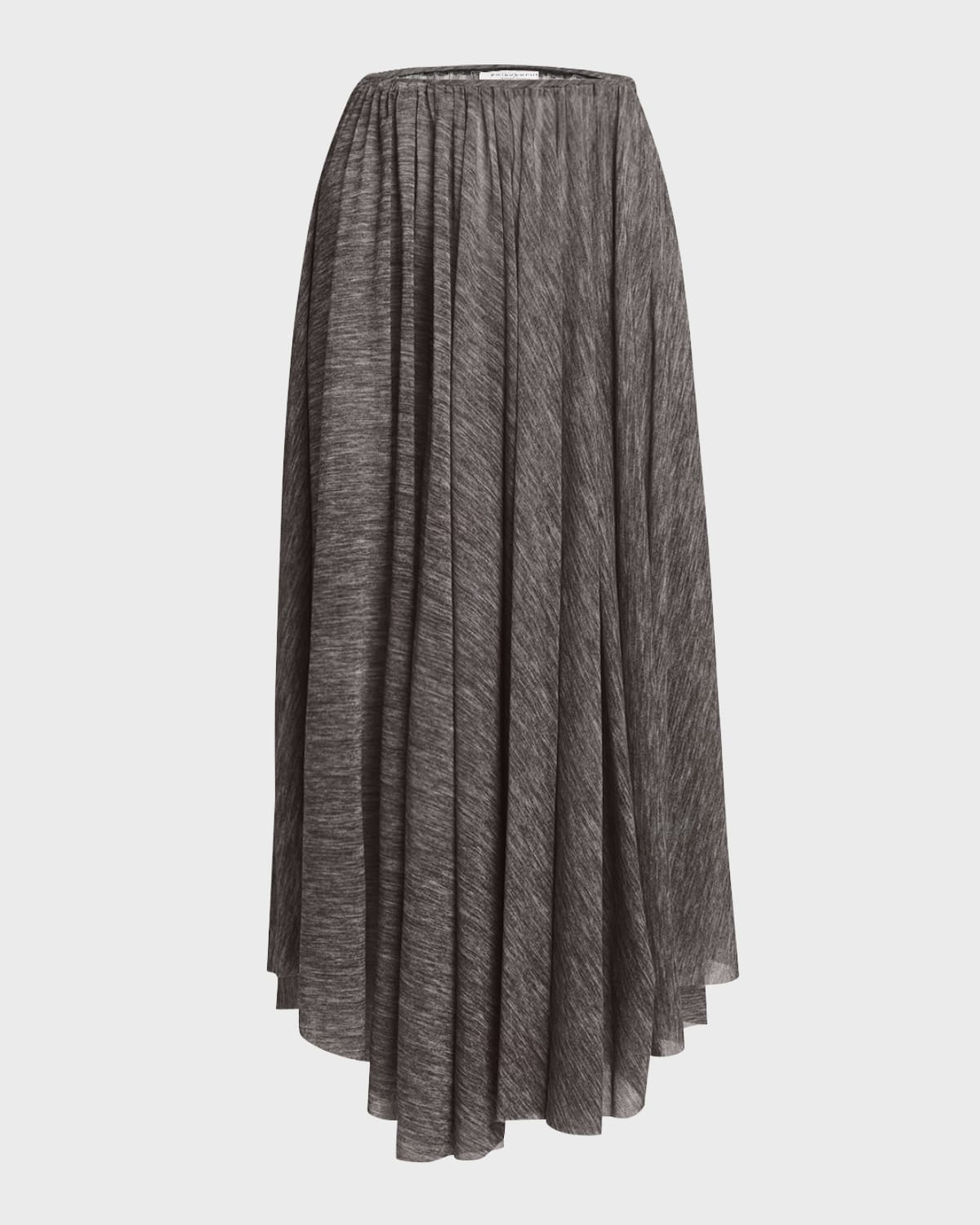 Philosophy di Lorenzo Serafini Printed Mesh Gathered Midi Skirt