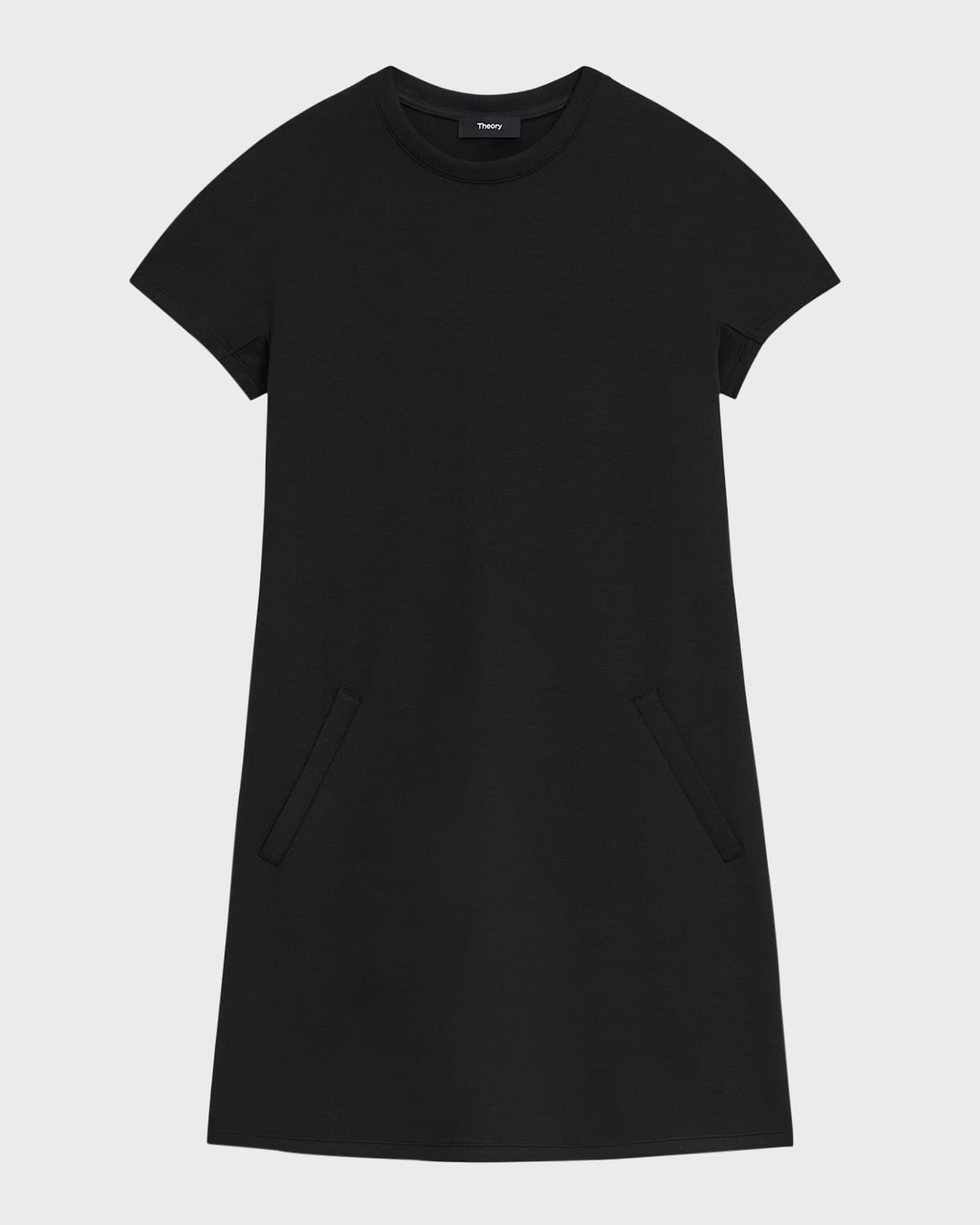 Theory Dolman Short-Sleeve Knit Mini Dress