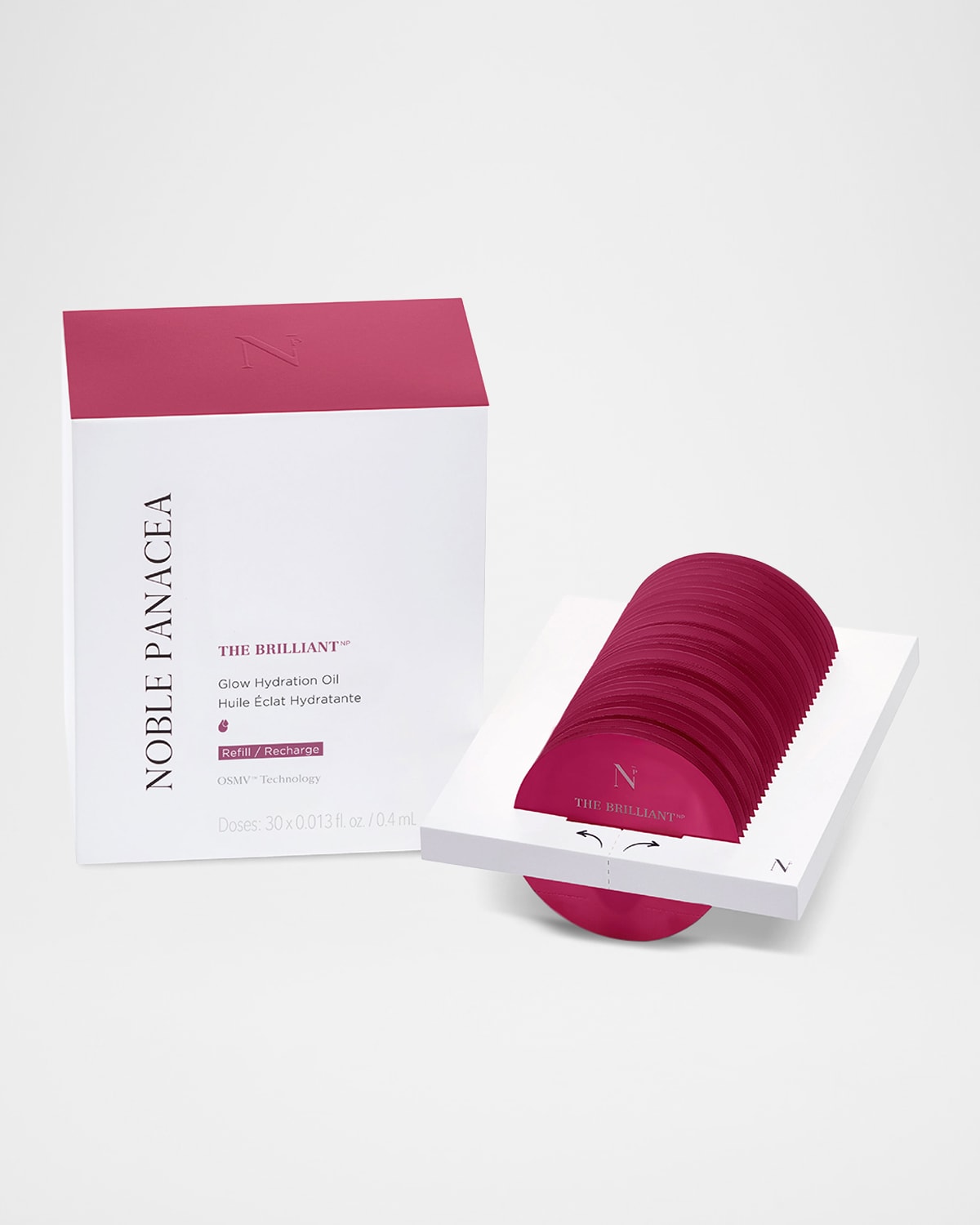 Noble Panacea The Brilliant Glow Hydration Oil Refill, 30 Doses